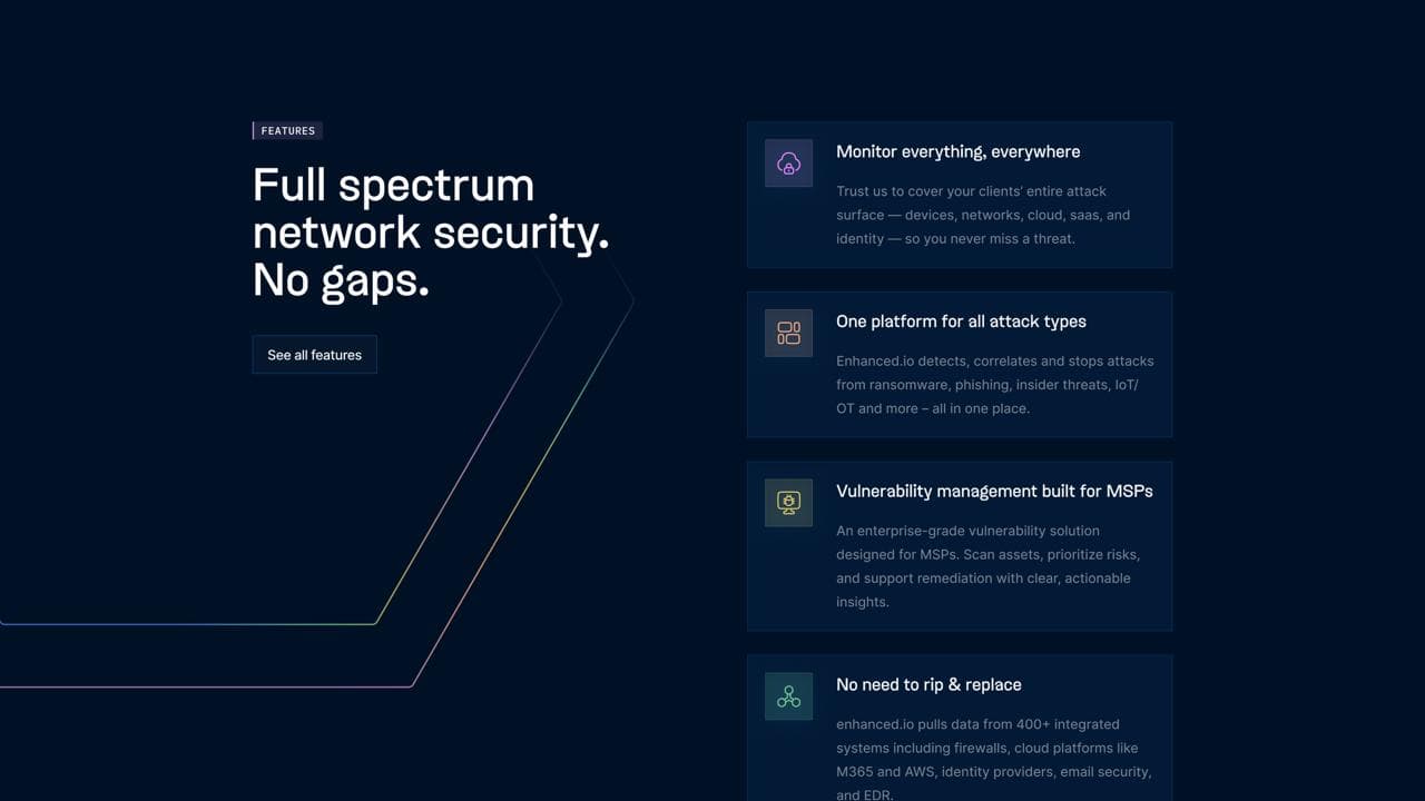 Enhanced.io - Enterprise Feel, Startup Speed