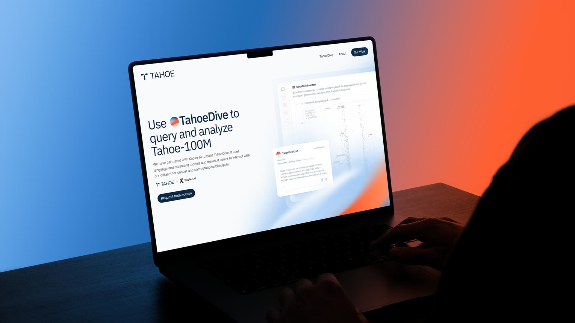 Tahoe Therapeutics website preview